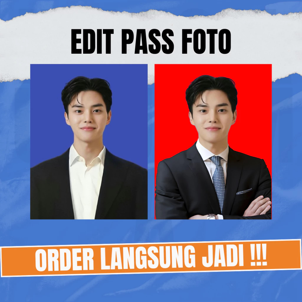 Pas Foto / Edit Foto / Album Foto / edit baju jas / edit background / edit wajah dan memperhalus / e