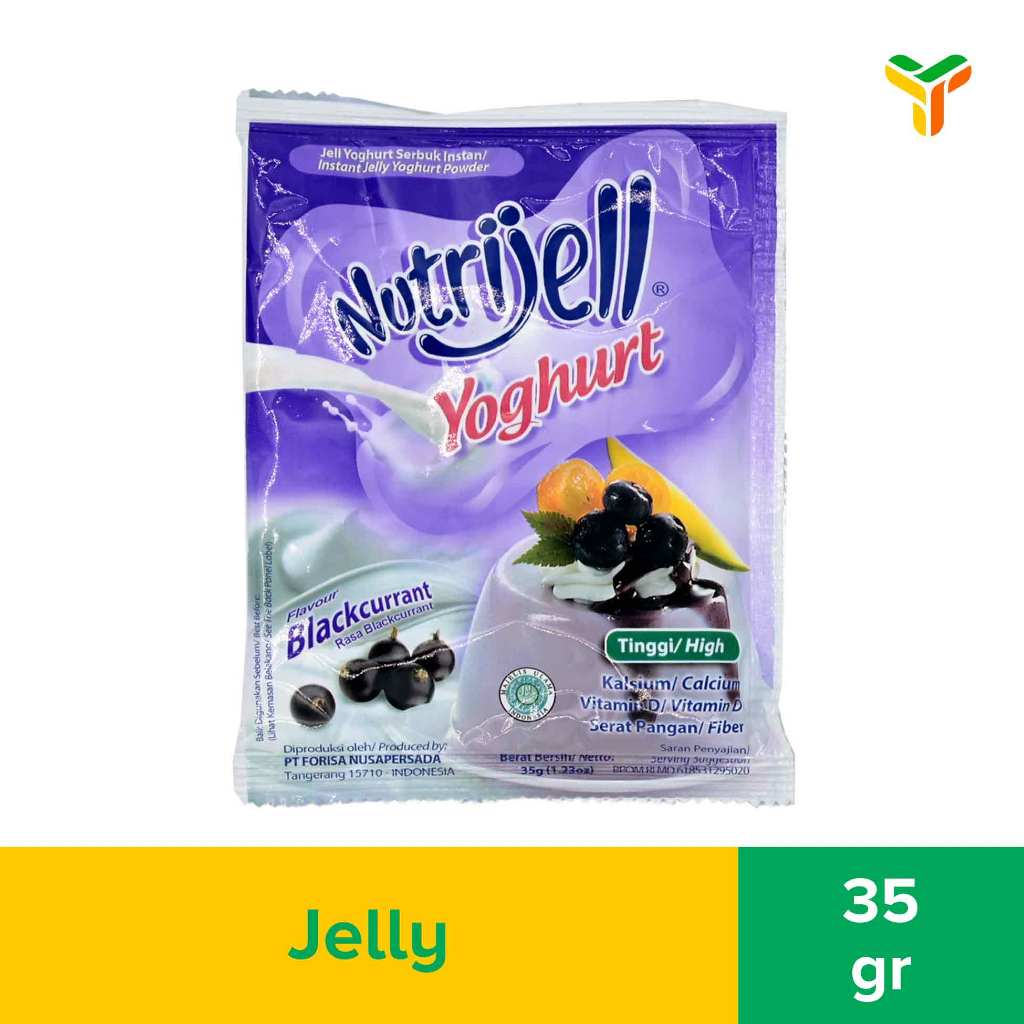 

Nutrijell Yogurt Blackcurrant 35Gr