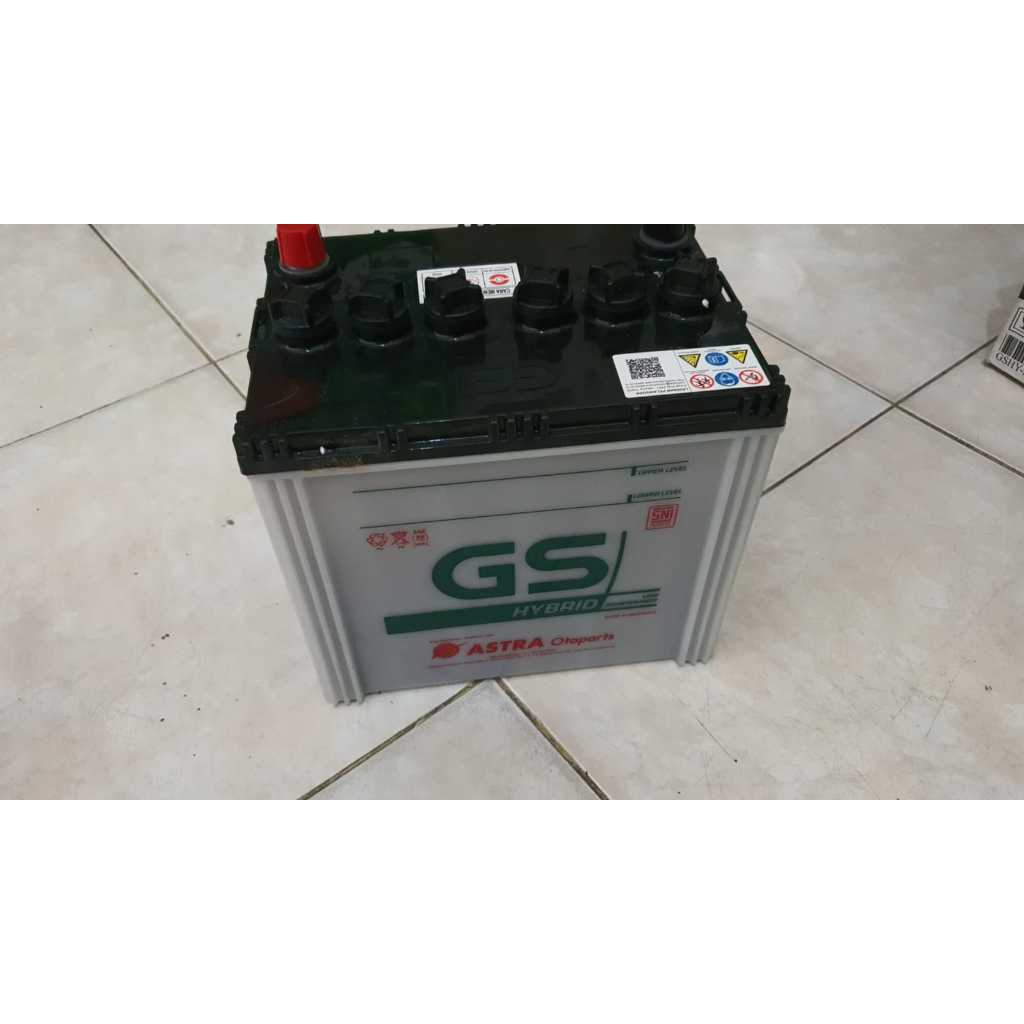 Aki Basah GS Hybrid 55D23L (60AH)