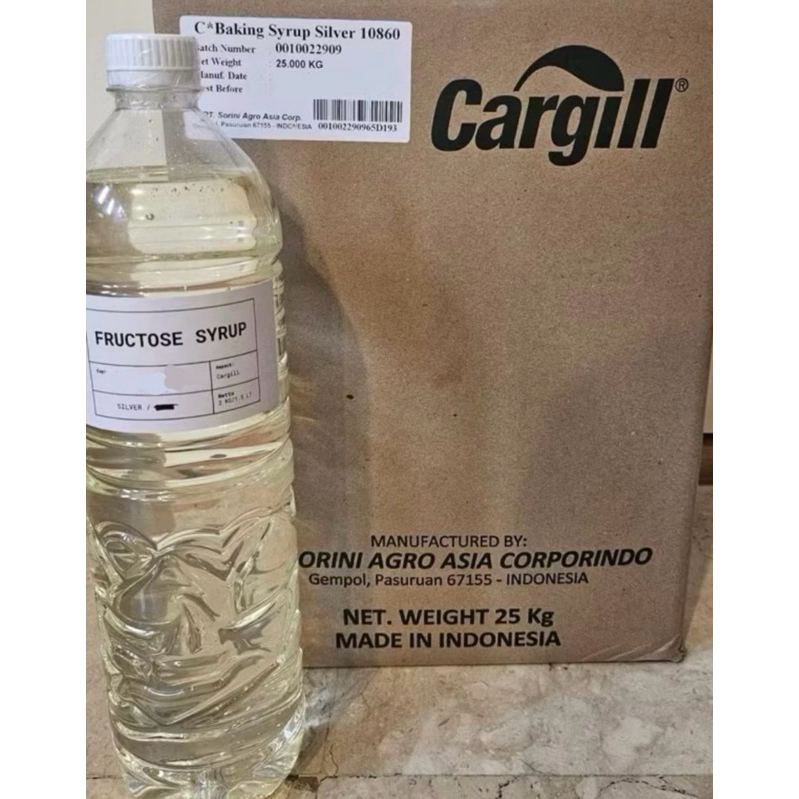 

Gula Cair Premium Cargill Fructose 2 KG / Fruktosa / Pemanis / Baking Syrup