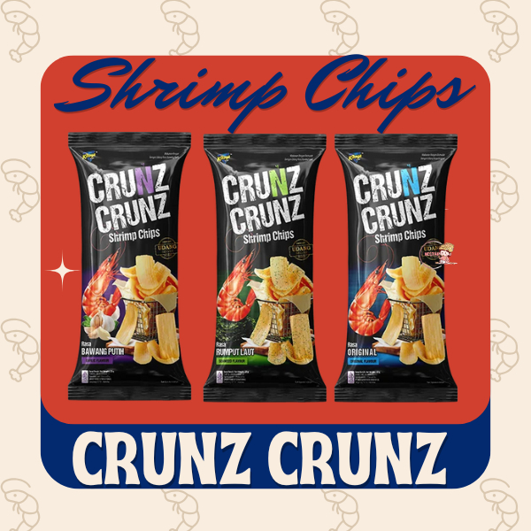 

Crunz crunz snack keripik udang (1renceng/10pcs)