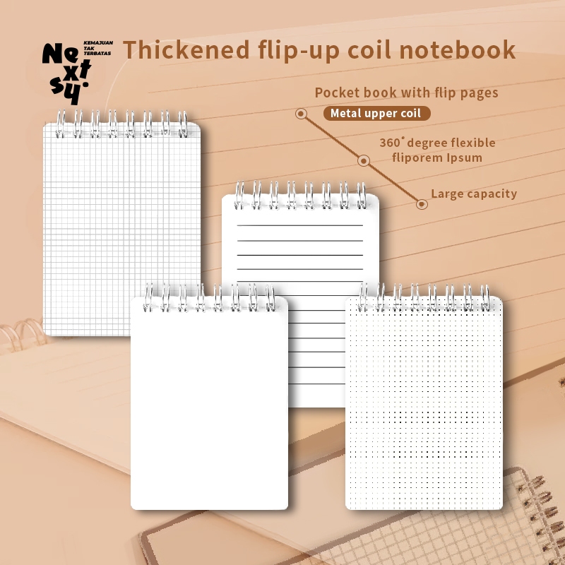 

[READY] Nextsy Buku Mini Ukuran A7/Mini Ring Notebook/Buku Catatan Ring