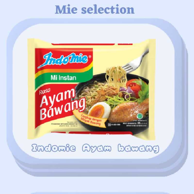 

Mie instan Indomie rasa Ayam bawang