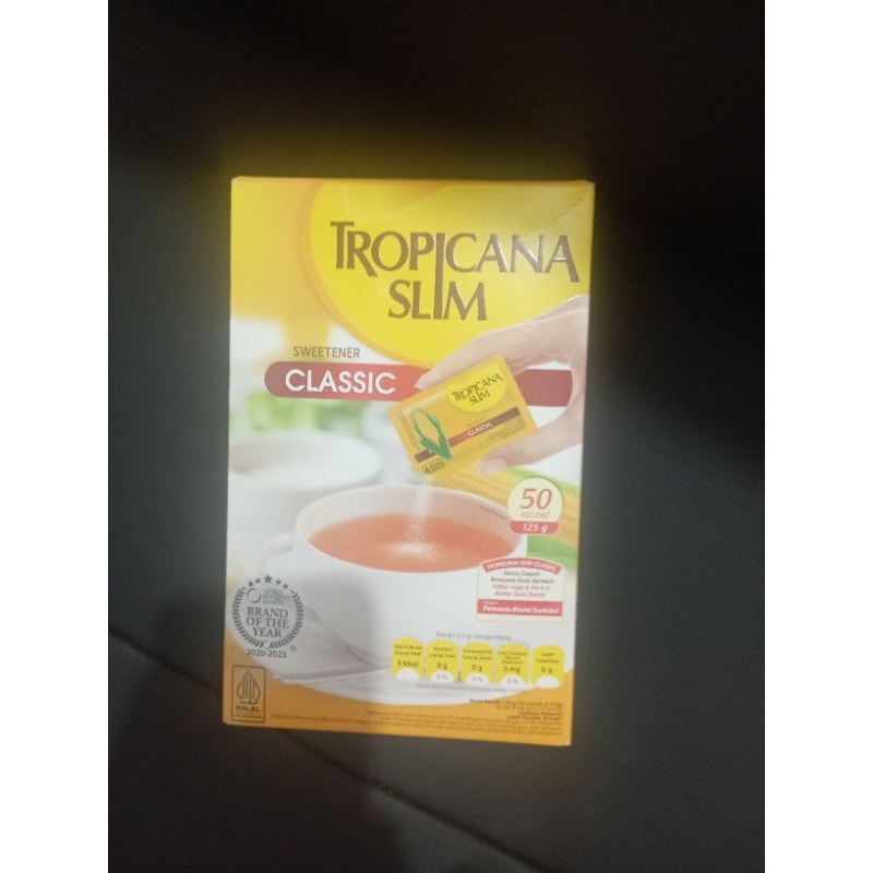 

tropicana sweetener classic 50 sachet