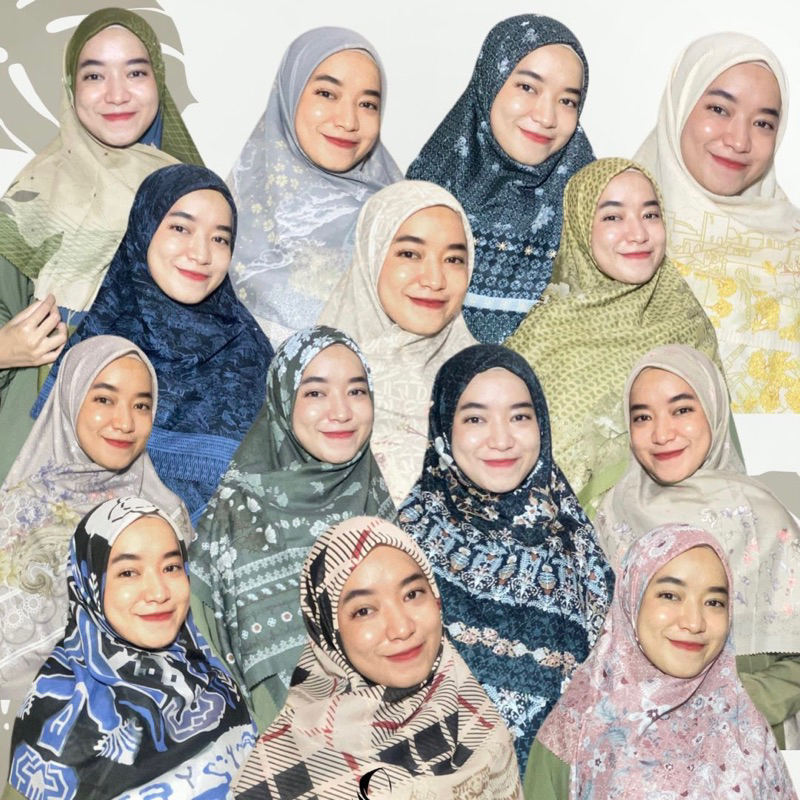 Voal Motif 130x130 Segiempat Voal Syar'i 130x130 Segiempat Motif Premium