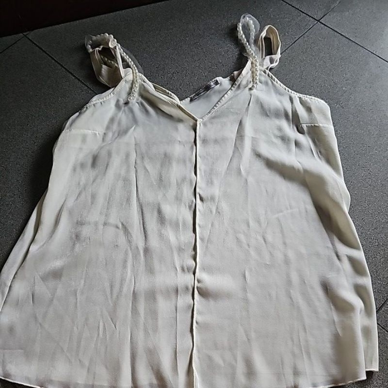atasan wanita putih zara#preloved