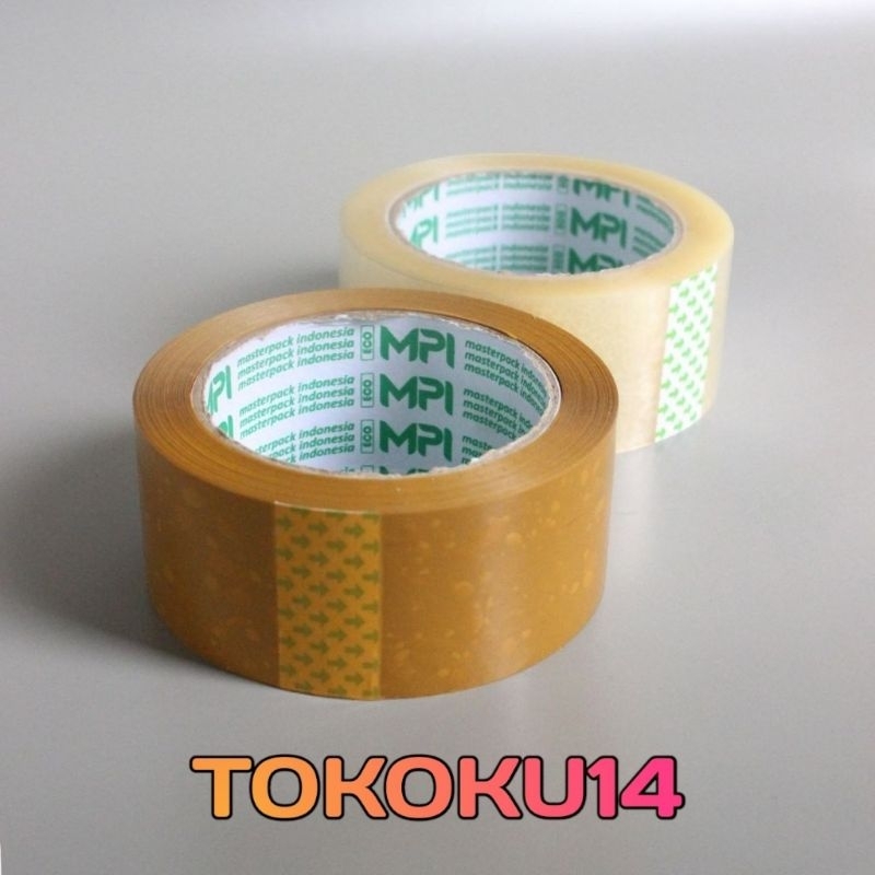 

TU4 - Lakban Mpi 100 yard Tebal Bening Coklat