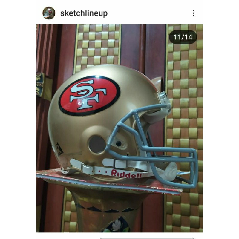 Helmet 49ers Riddell Authentic