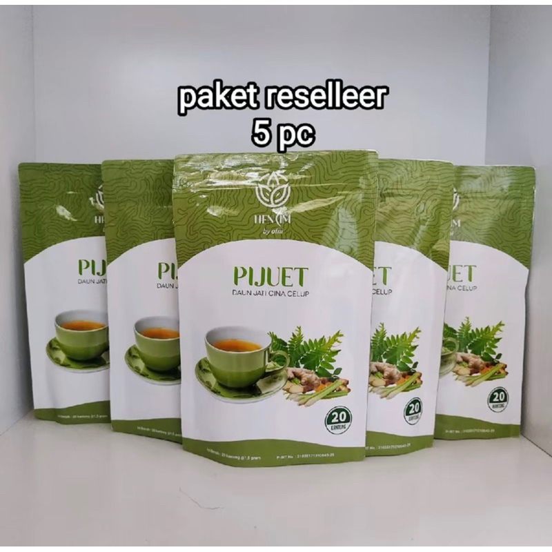 

Pijuet Tea Teh Herbal Paket 5 psc Ready Stok