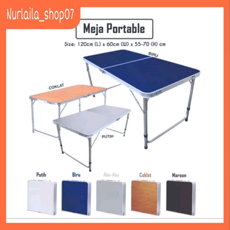 Meja Lipat Portable Meja Lipat Jualan Meja Lipat Serbaguna Meja Lipat Koper