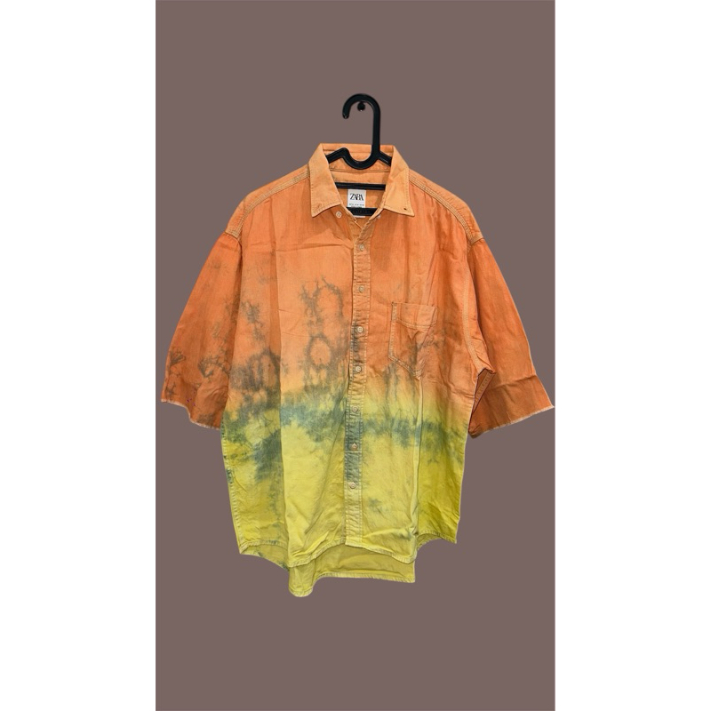 PRELOVED - Kemeja Zara Tie Dye (Made In Turkey)