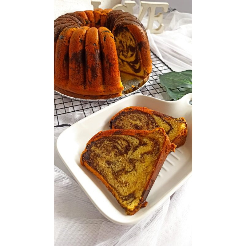 

Premium Marmer Butter Cake 24cm Full Wijsman