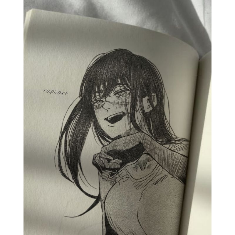 

jasa gambar anime, sketsa anime A5 (bisa request)