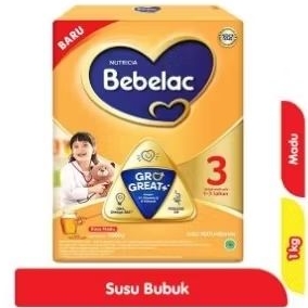 

BEBELAC 3 GROGREAT+ SUSU BUBUK FORMULA PERTUMBUHAN ANAK MADU 1 KG