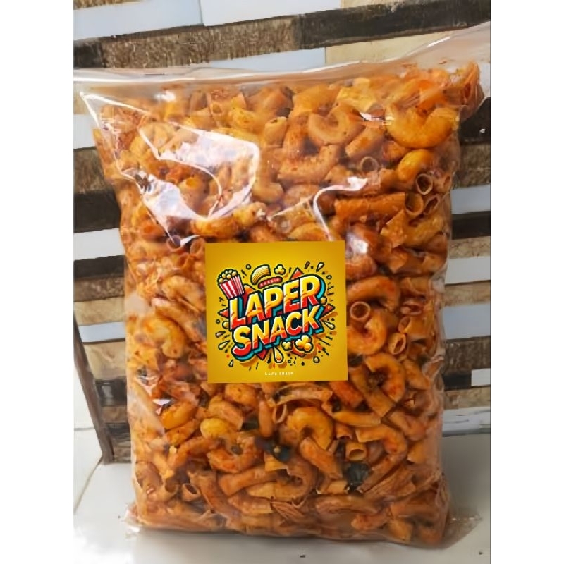 

Makaroni Pedas Daun Jeruk Laper Snack Gurih dan Bikin Nagih