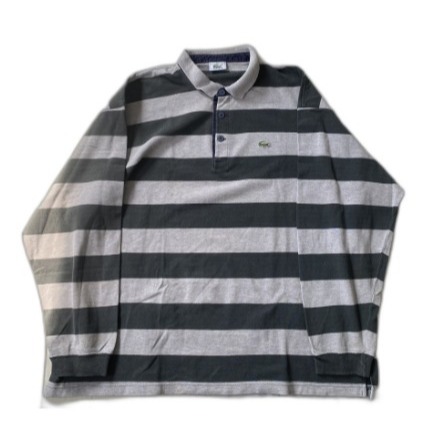 Polo Lengan Panjang Garis - Lacoste Original
