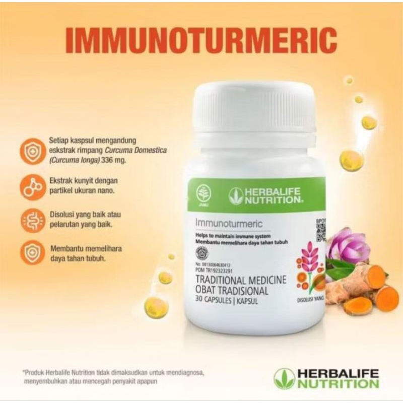 Herbalife Nutrition Immunoturmeric Suplemen Traditional Original