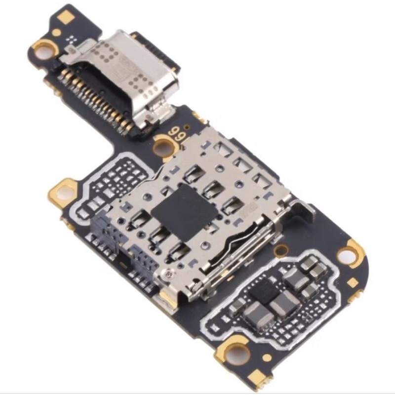 Flexible Papan Charger Mic Simcard Vivo X60 Pro 5G Orignall