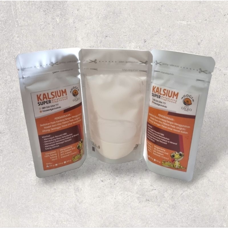 Kalsium Leopard Gecko / Burung / Ular / Reptil Murni Tulang Sotong Super Putih & Halus (HIGH QUALITY