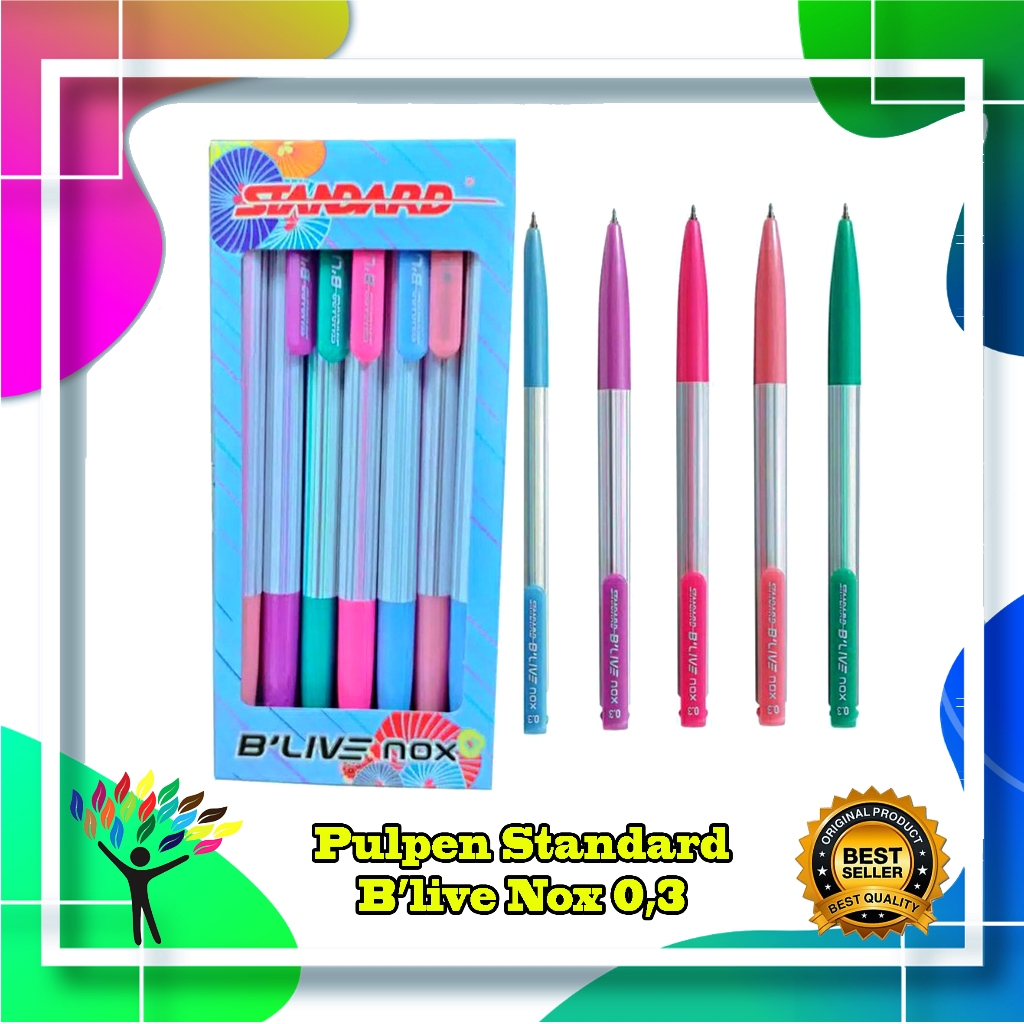 

Gel Pen / Pulpen / Pena STANDARD BLIVE NOX / B'LIVE NOX 0.3 ORIGINAL