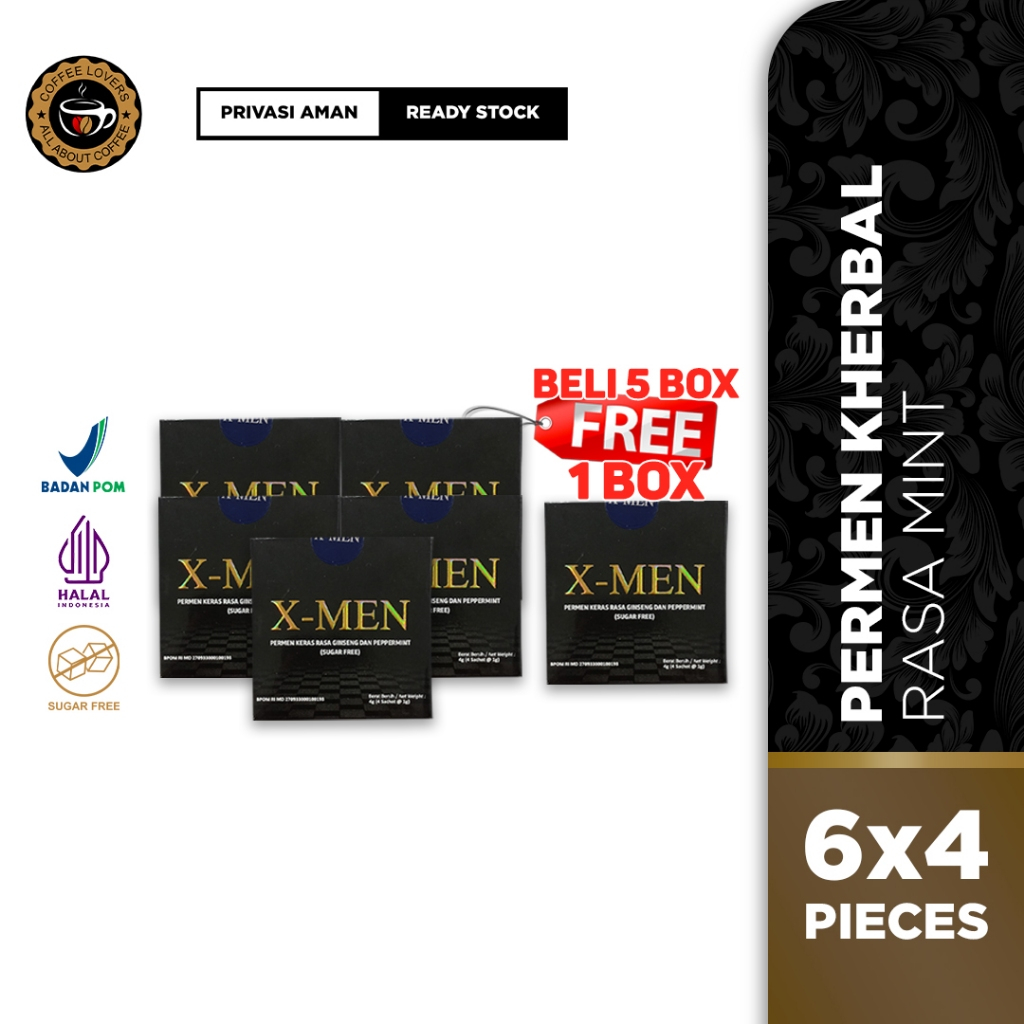 (Free Bonus) X-MEN Permen untuk Meningkatkan Stamina Pria X Men Stamina Candy XMEN Candy Permen XMEN