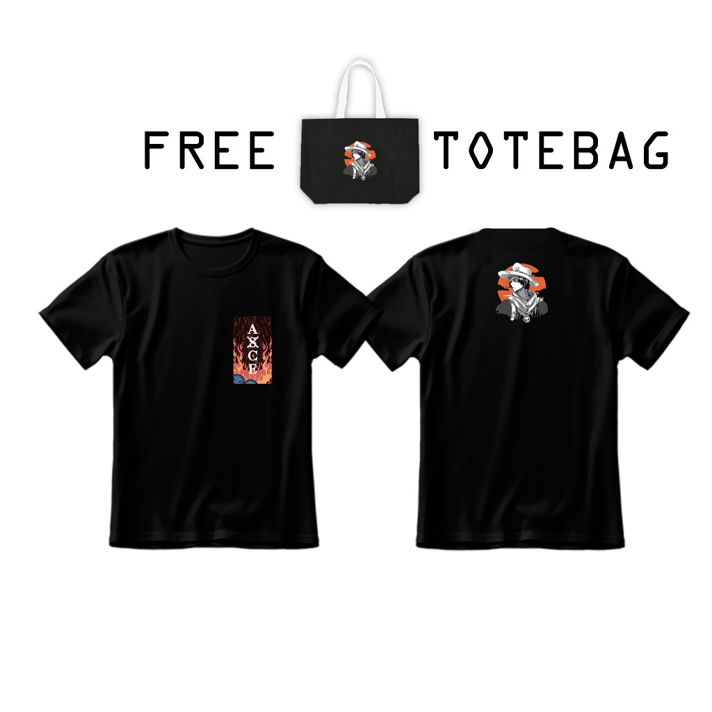 KAOS ONE PIECE PORTGAS D. ACE SERIES / KAOS ONE PIECE / KAOS ACE / TSHIRT ONE PIECE