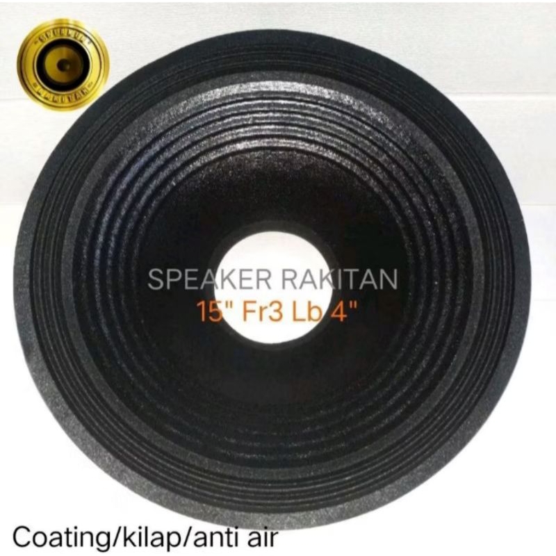 Paket daun speaker 15 inch RCF coating + damper + spul + lem .2pcs set
