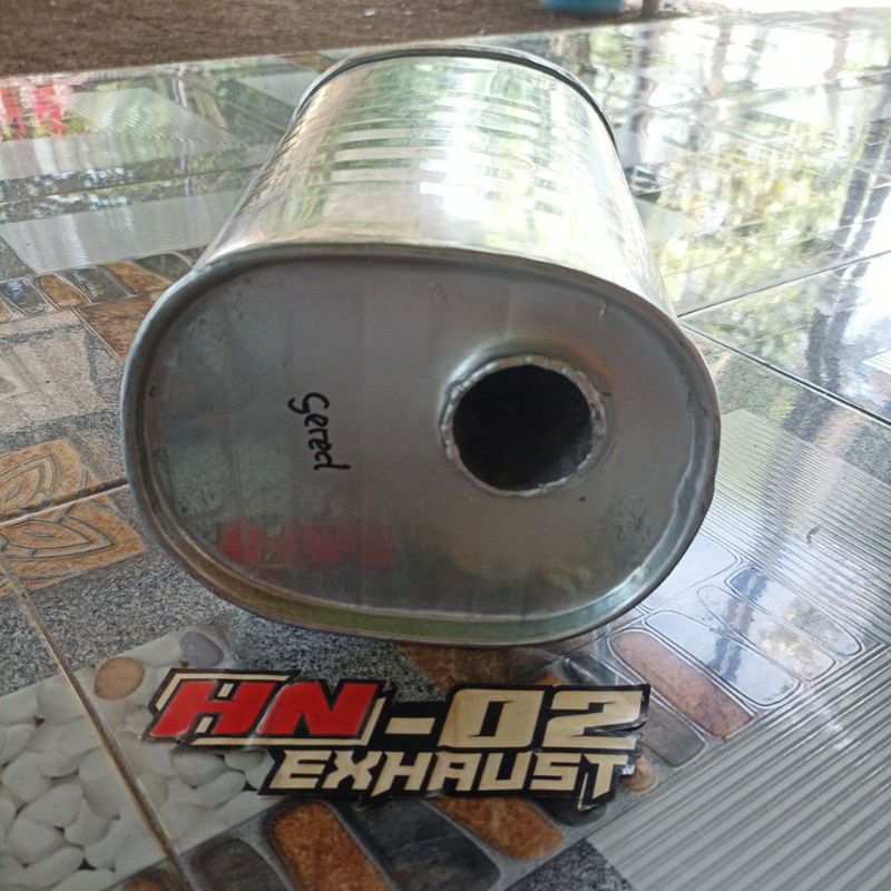 TABUNG STANDAR KNALPOT MOBIL CHARADE/SERED SUARA HALUS