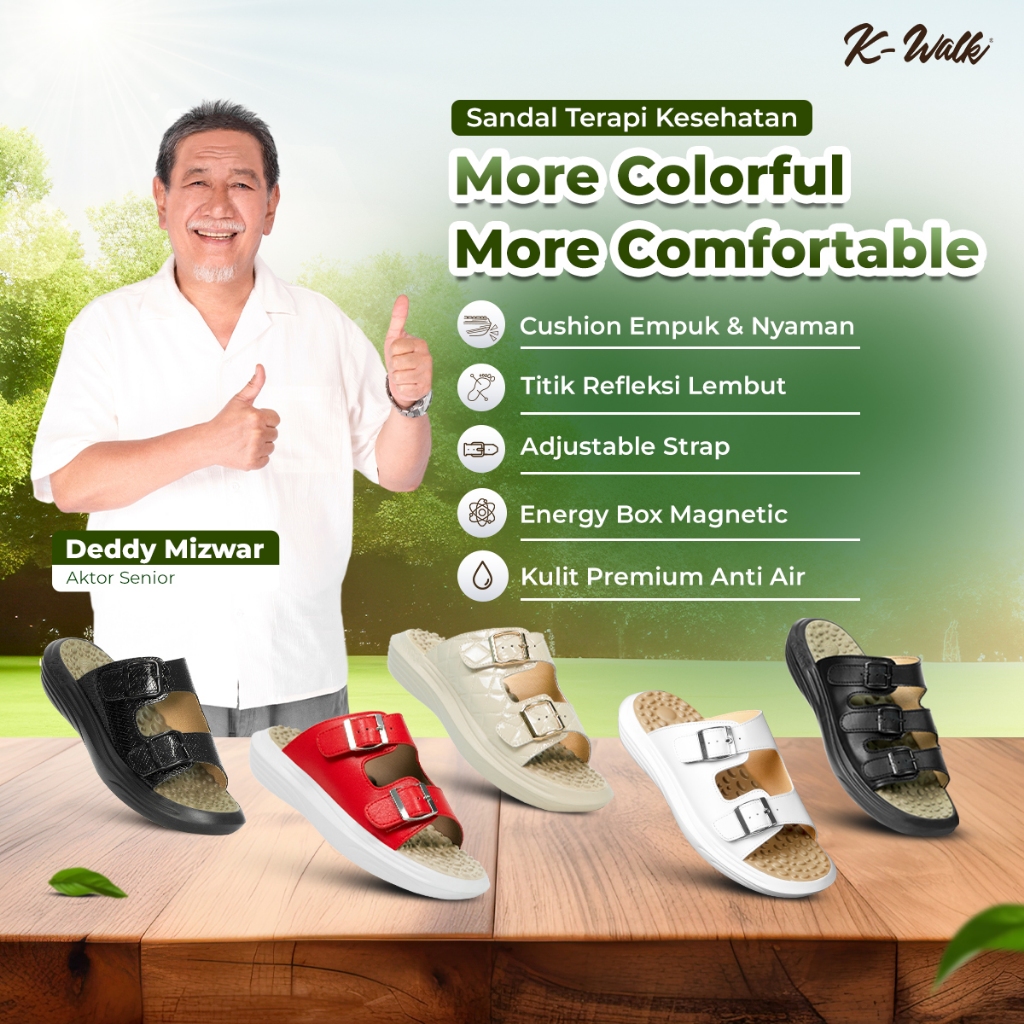 Kozuii K-Walk Energy Sandal Kesehatan & Refleksi