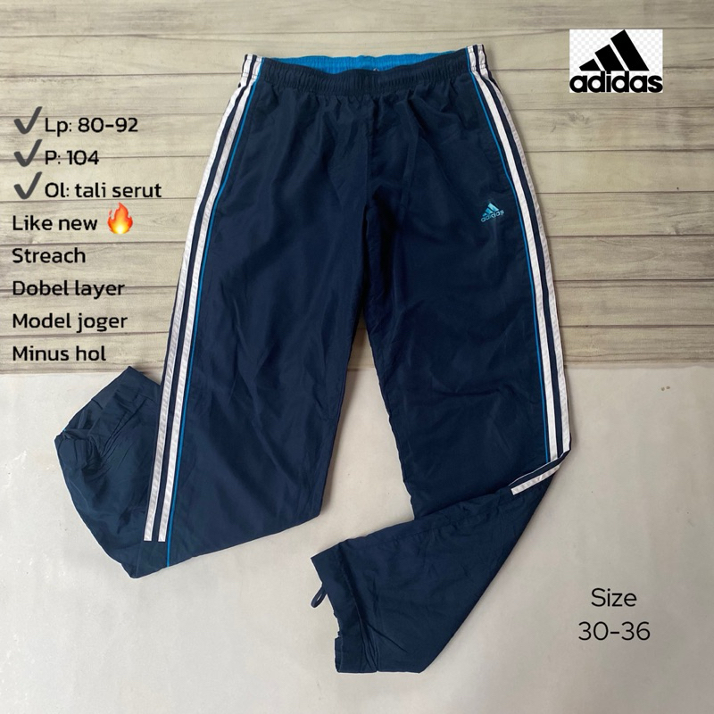 Celana Trackpant jogger ADIDAS original/ celana Sport dan outdoor