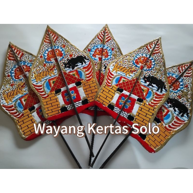 Gunungan kayon wayang kertas termurah tinggi 45cm