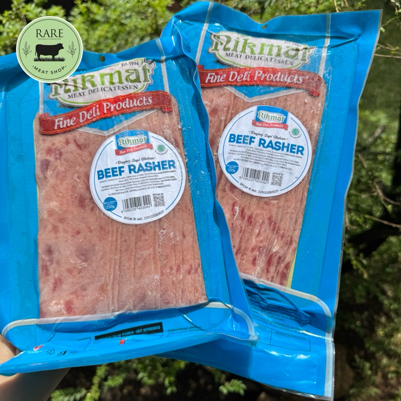 

NIKMAT halal beef rasher 250 gr