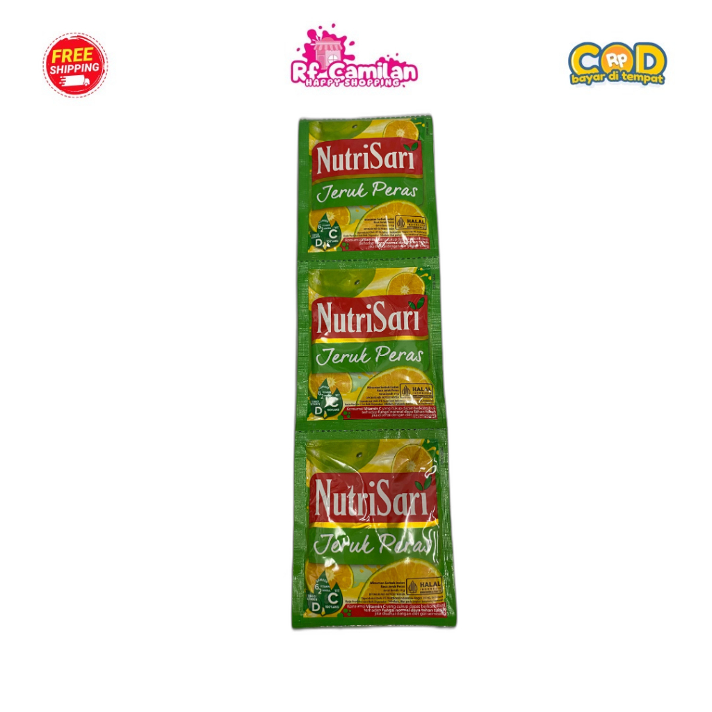 

[RF_Camilan] Nutrisari Jeruk Peras 14Gr 1 Renceng isi 10