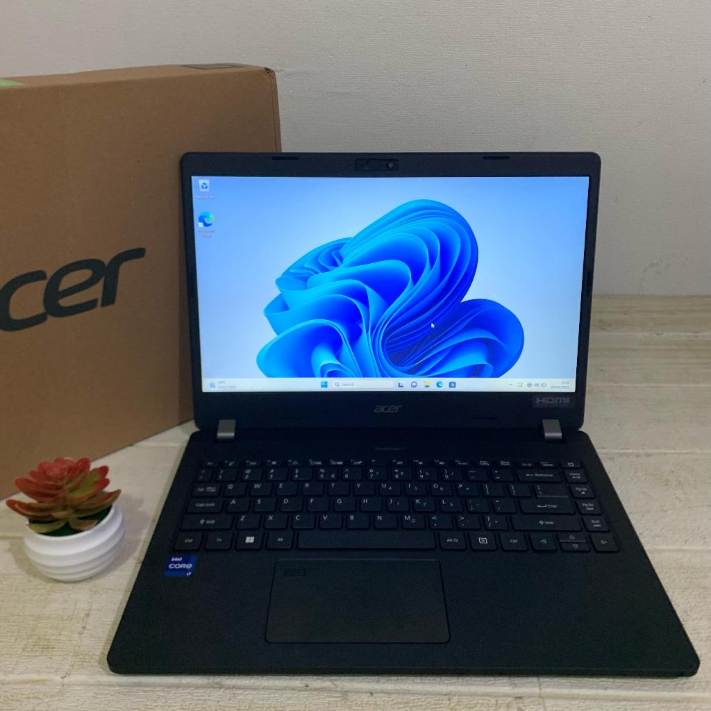 BARU Laptop Slim Acer Travelmate P214 | Core i7 1165G7 | RAM 16 GB | SSD 1 TB | Iris XE Graphics | 1
