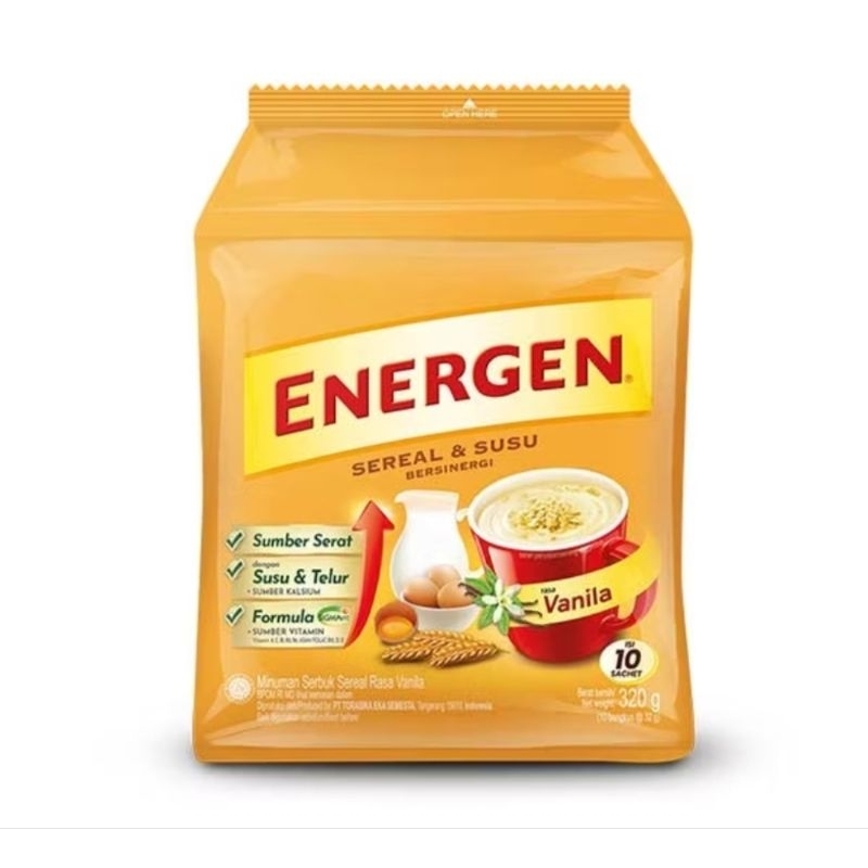 

ENERGEN VANILA RENCENG 10 x 29 GR