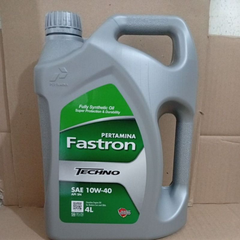 Oli Fastron SAE 10W-40 4Liter Tecno pelumas oli Fastron 4L oli mesin Fastron 4Liter