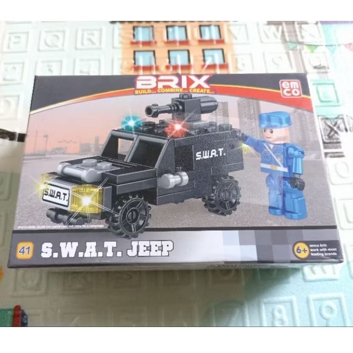 EMCO Brix SWAT Jeep Mainan Anak Assorted