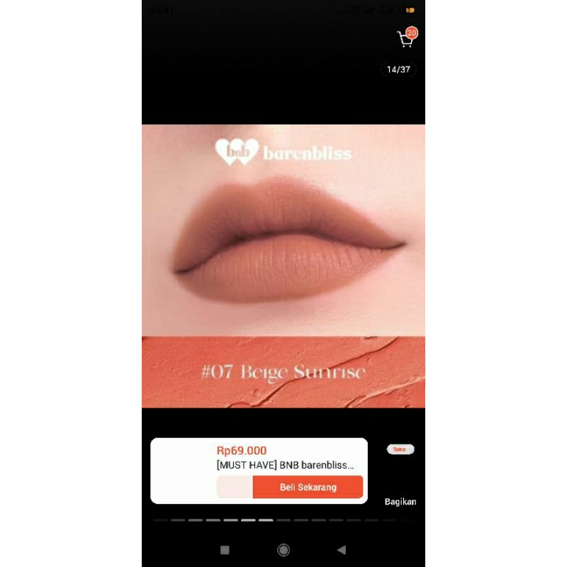 lip velvet barenbliss