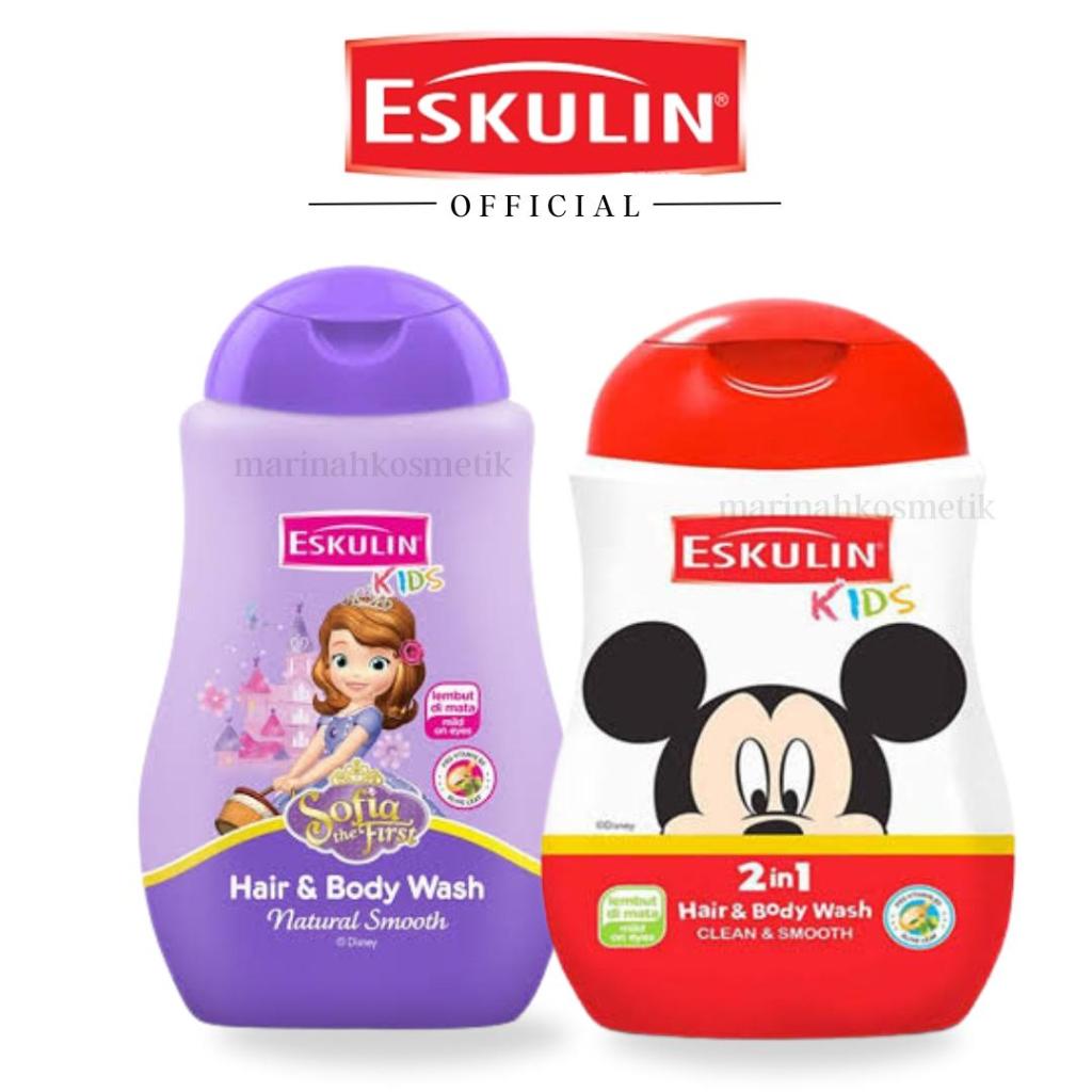 ESKULIN 🅼🅰🆁🅸🅽🅰🅷 Kids Hair Body Wash Sofia | Mickey | Minnie 280ml