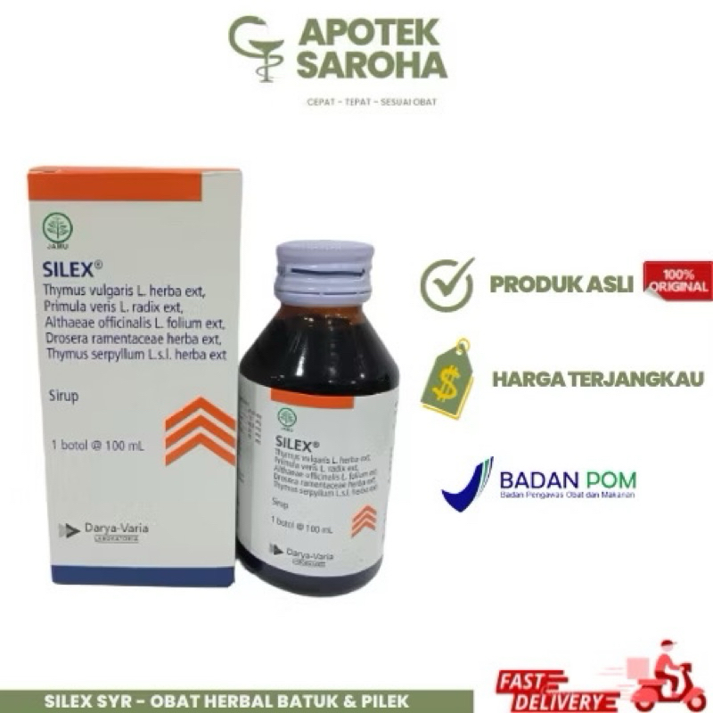 SILEX SYRUP | OBAT HERBAL | OBAT BATUK & PILEK UNTUK IBU HAMIL