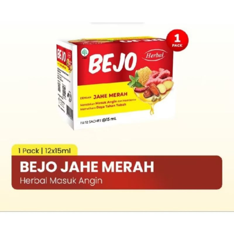 

BEJO JAHE MERAH 12 sachet