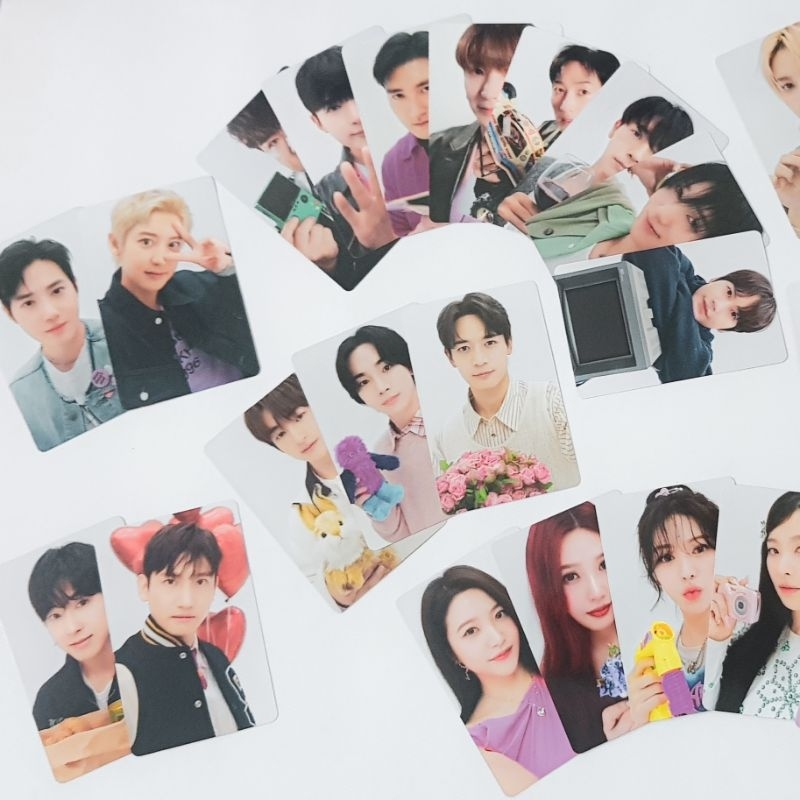 (SET GROUP MURAH) EXO Super Junior Shinee TVXQ Lucas Suho Chanyeol Photocard Album SMTOWN 2025 Famil