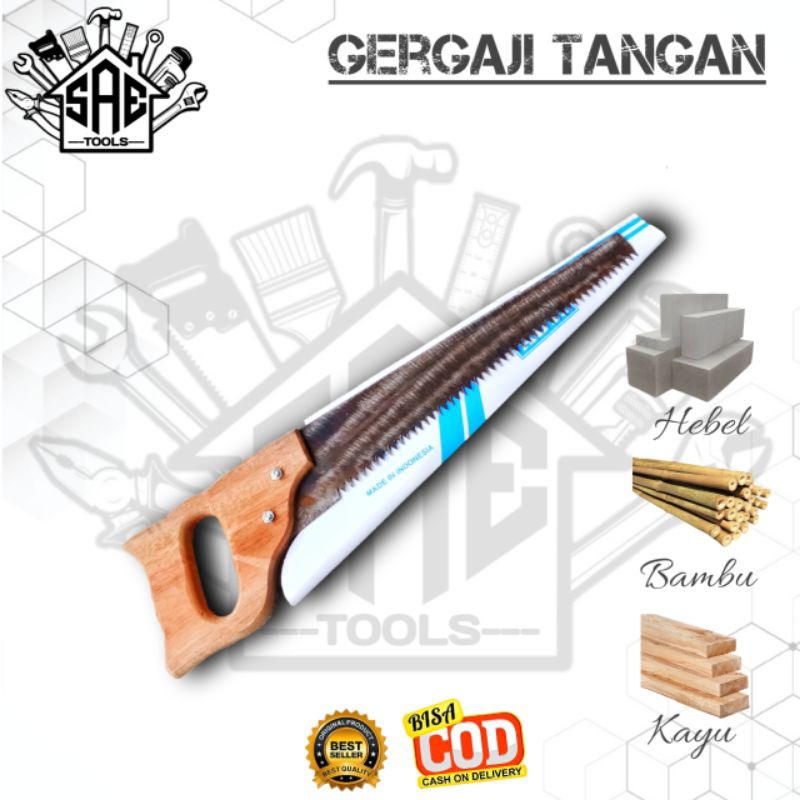 Gergaji Kayu Super Tajam Gergaji Kayu Anti Selip Gergaji Hebel