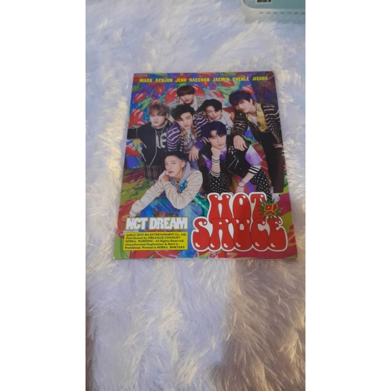 sharing postcard NCT dream hot sauce official merch
