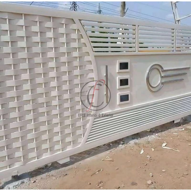 Pagar Besi Motif Anyaman