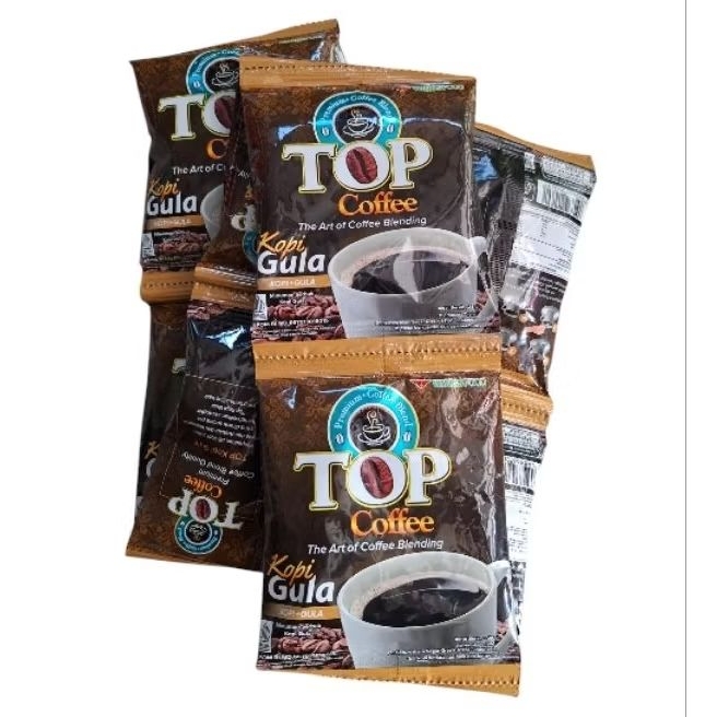 

Kopi Top Coffe Kopi + Gula Kopi Sachet 10 Pcs × 25gr