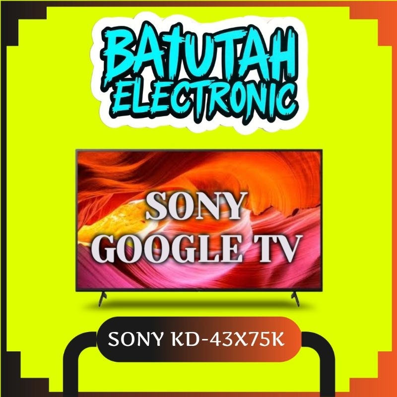 SONY 43X75K 4K UHD HDR Smart Google TV 43 Inch KD-43X75K