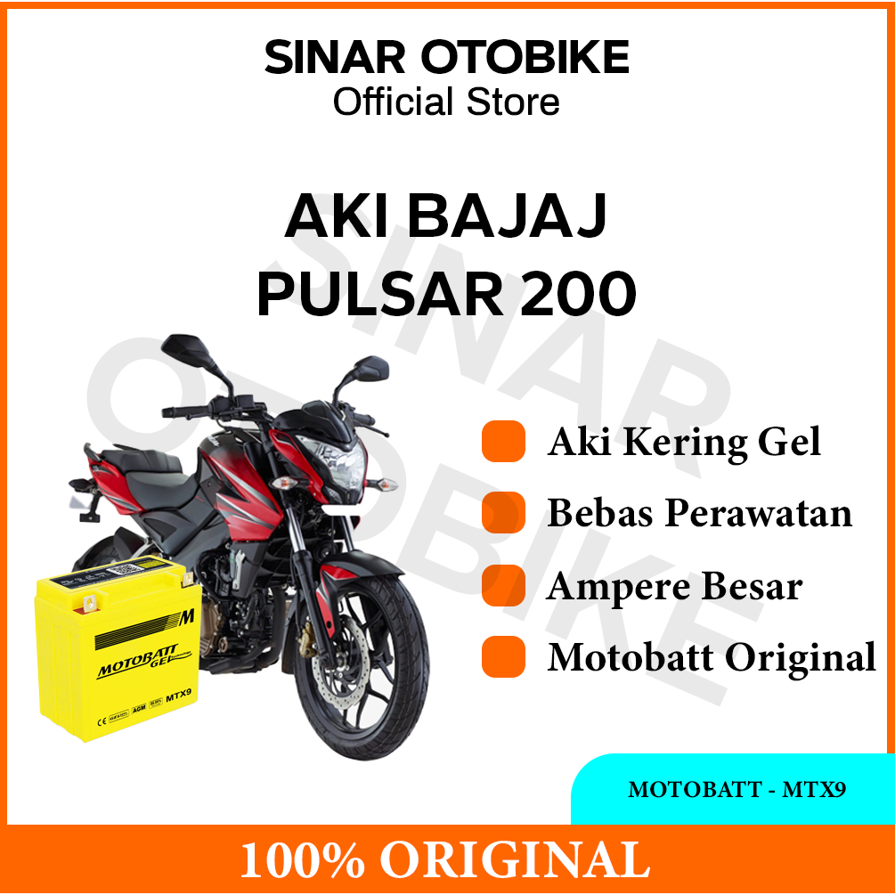 AKI PULSAR 200 MOTOBATT - MTX9