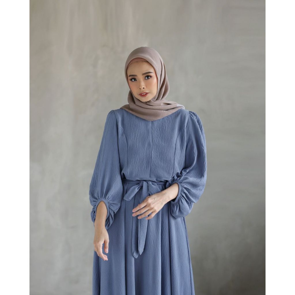 GAMIS RUBY DRESS CRINKLE PREMIUM / GAMIS CRINKEL WANITA MODEL TERBARU 2025 KEKINIAN VIRAL TRENDY