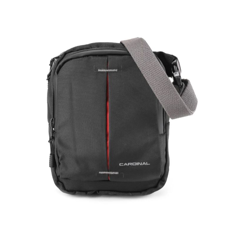 Tas slempang pria / waist Bag CARDINAL ORIGINAL VECVS00247k 01a Hitam premium
